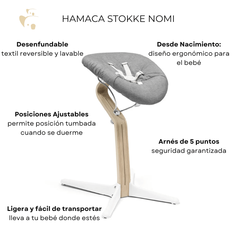 ventajas de la trona stokke nomi recién nacido